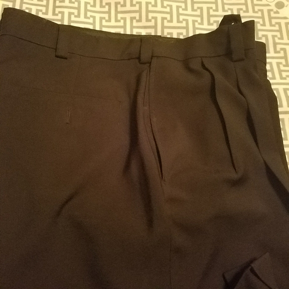 Mens 34X30 black dress pants - Picture 2 of 4